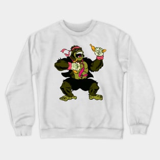 cool gorilla Crewneck Sweatshirt